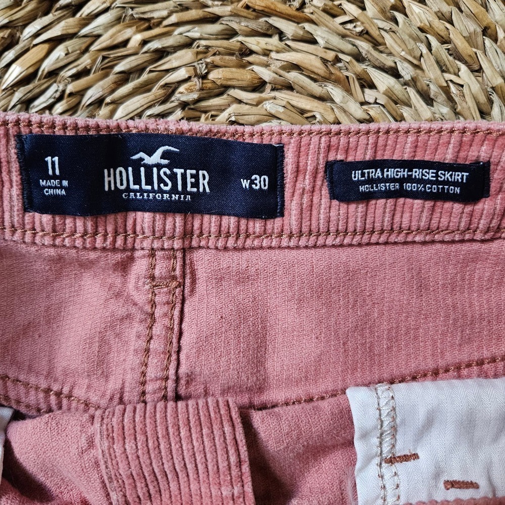 Hollister Corduroy Hig-Rise Skirt Size 11/30 - Picture 7 of 10